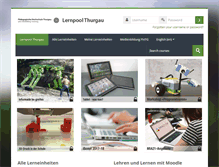 Tablet Screenshot of lernpool-tg.ch